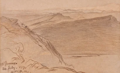 Monte Generoso, 1878 (pióro, tusz i wc na papierze)